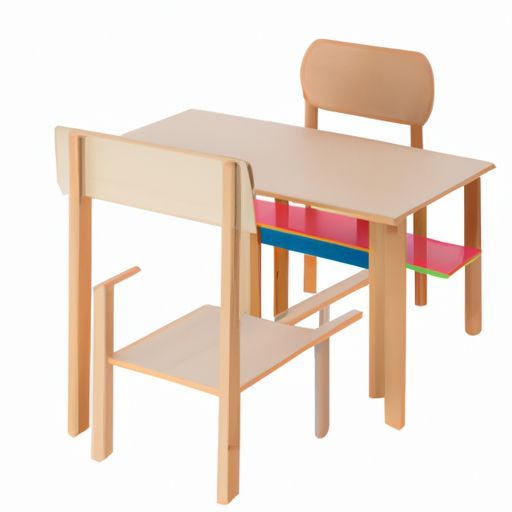 Mesa e cadeira infantil Mesa e cadeiras lápis de madeira maciça Mesas de cadeira infantil