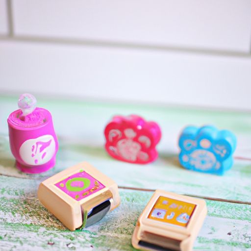 Stempel tinta mandiri kerajinan DIY mainan untuk stempel rol anak-anak Set berisi 3 anak desain khusus