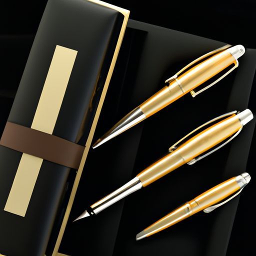 Qualitätsstifte, Geschenkbox, Bambuskugel, OEM, luxuriös, schwer, schwarz, goldfarbener Clip, Vollmetall-Tintenroller mit Etui, Werbestift, klassisch, hoch
