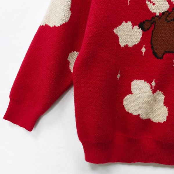 brutto maglione cinese di Natale, fabbrica di produzione di maglioni per abbigliamento da uomo