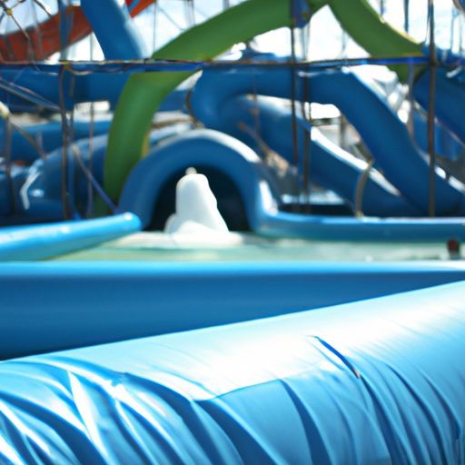 Pool-Wasserpark mit billigem Wassertrampolin zum Fabrikpreis Kommerzieller lustiger aufblasbarer Wasserpark geöffnet