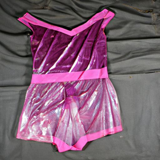 Polyester-Trikots für Mädchen-Gymnastik-Bühnenkostüme tragen AB-Kristalle, kostenlose Muster werden angenommen und angepasst
