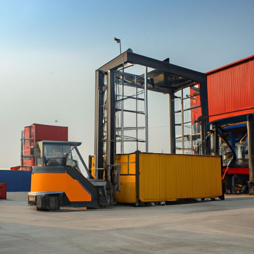 Equipamento de armazenamento de material recuperador de empilhador Empilhador de alcance YKB para contêineres Transportador móvel de esteira série