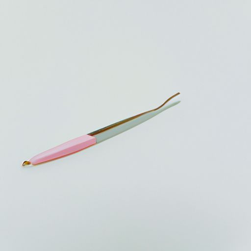 कस्टमाइज़ डिज़ाइन हॉट सेलिंग थोक सस्ती कीमत स्लैंटेड टिप इनग्रोन हेयर रिमूवल आईब्रो ट्रिमिंग चिमटी हल्का गुलाबी लेपित
