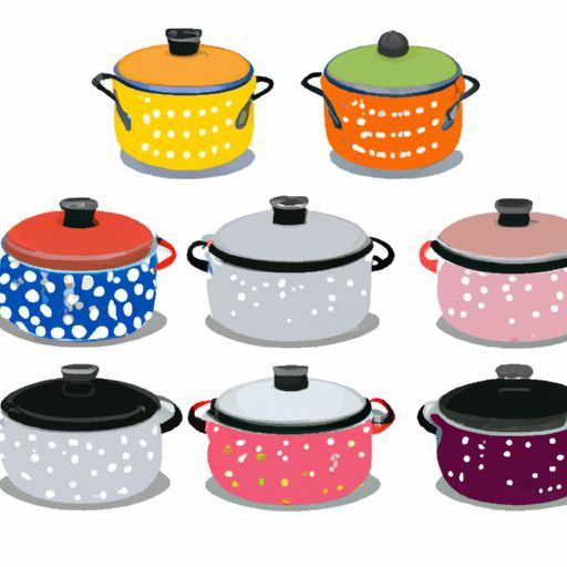 cooking pot set for for painting heatable 3L 4L 5L 6L USA insulated casserole food warmer Colorful painting jumbo oval