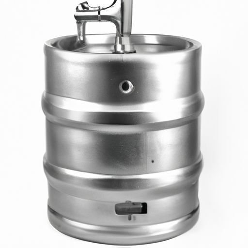 Growler tong bir kerajinan baja 10 dengan gagang logam liter tong bir mini tahan karat berkualitas tinggi