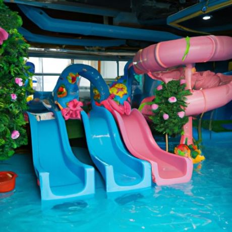 Playground Slides Amusement Equipment Flower Theme playground swimming pool For Pre-School Vasia Child indoor