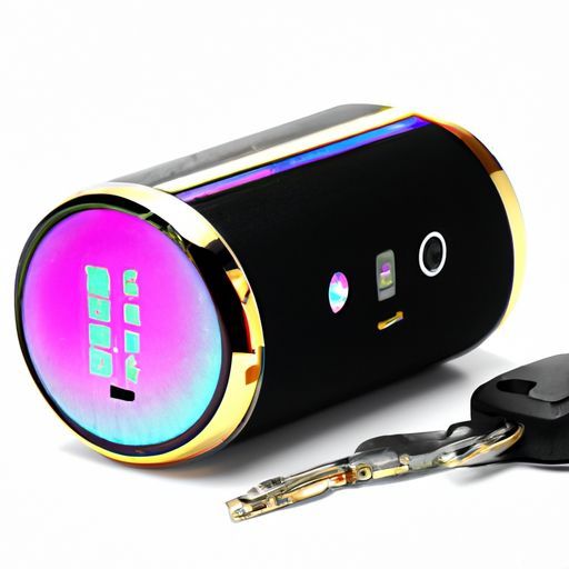 Réveil à touches lumières éblouissantes SH39 décoration mini haut-parleur Portable sans fil de jeu mécanique