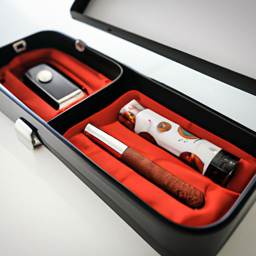 กรณีซิการ์พลาสติกแข็งสูบบุหรี่ซิการ์พรีเมี่ยมอุปกรณ์เสริมที่กำหนดเองคอนเทนเนอร์ Best Cigar Travel Case Small Travel Humidor กันน้ำ