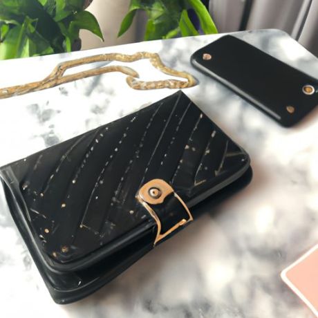 Riñonera con cadena, bolso cruzado hecho en Corea, billetera pequeña, bolso con cinturón de diseñador, riñonera para mujer, estampado de serpiente de cuero negro de lujo