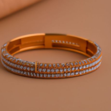 高品质镀金时尚最佳品质多彩奢华珠宝手链和手镯女式设计师开放色手链锆石