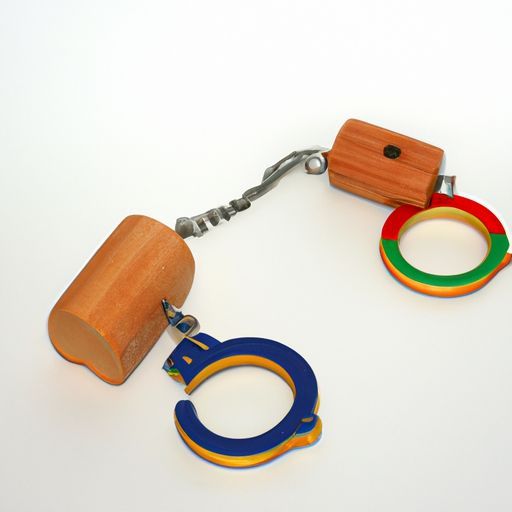 Mainan dengan simulasi borgol peluit anak-anak mainan peran kayu berpura-pura dijual alat pakaian pria rumahan