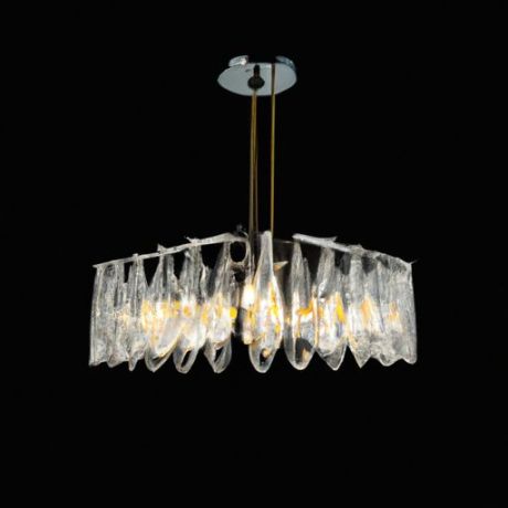 Luxe kristallen kroonluchter plafondlamp nordic creatief voor hotellobby glas verlichting decor Amanda verlichting aangepast modern