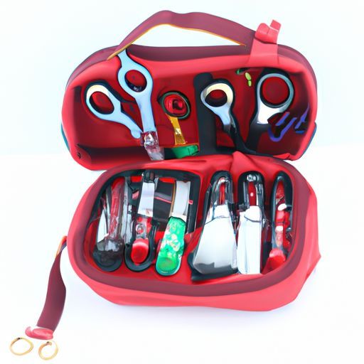 multicolor portable barber bag salon hair hair scalp massage styling tools High quality mini leather scissors bag