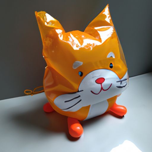 Vente en gros 4 styles sac à main en peluche pvc jouets gonflables pour enfants animal chat jouets pour animaux de compagnie ensemble 2023 nouveautés