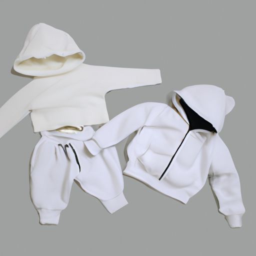 hoodies seti bebek giysileri set üst ve pantolon seti yüzde 100 kış yürümeye başlayan bebek erkek kız polar sweatshirt + şort 2 adet takım elbise OEM çocuklar özel