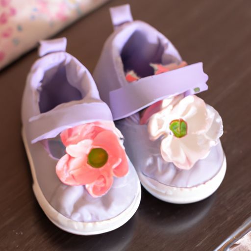 Shoes Infant Soft Sole Toddler Crib newborn infant Sneaker Purple Flower Baby Child Kid Shoe 0-6Month Hot summer Infant Baby Girl