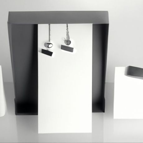 Asılı Tutucu Kart Moda süspansiyon hediye paketleme Takı Seti Kolye Kolye Küpe Ambalaj Ekran Toptan Özel Boş Beyaz Kağıt