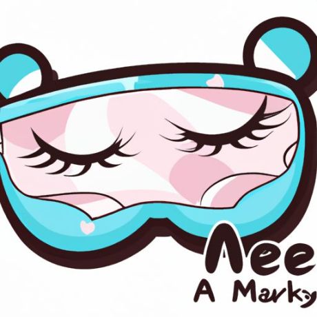 Masque Noon Break Shade Sleep 100 pour cent pur masque pour les yeux d'animaux de dessin animé confortable en peluche yeux mignons