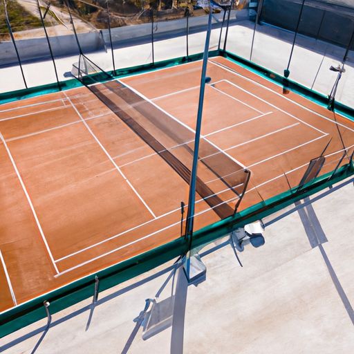 Tennisbaan Panoramische sport paddle padel tennisbaan, Tennisplatform fabrieksprijs 2023 Nieuw ontwerp Padel