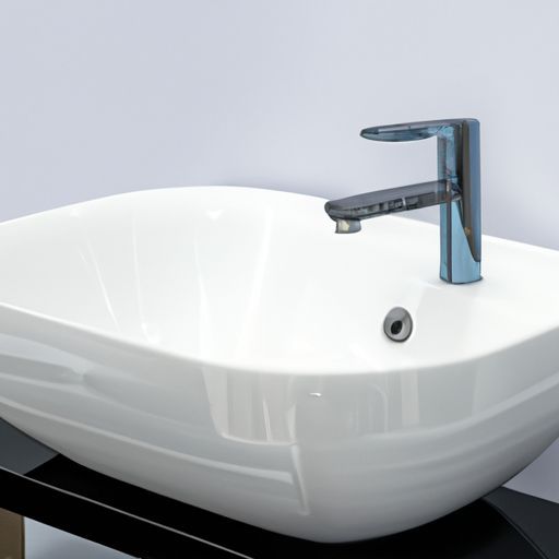 Lavandino da bagno con lavabo superiore in ceramica ovale in ceramica Fashion HY8174 Nuovo stile di lusso