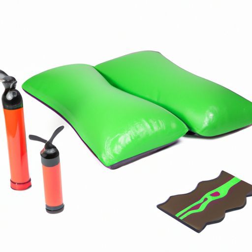 野营气垫脚踏泵压机带 3 个喷嘴防水隔热超轻睡垫带枕头 Snbo 热销户外自动充气