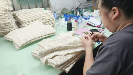 длинные компании кашемира, фабрика по производству свитеров