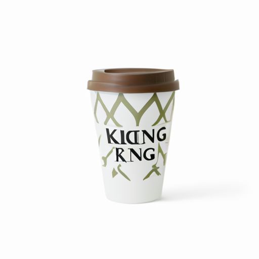 Material de papel de té y café impreso personalizado, tazas calientes para llevar, vaso de papel impermeable desechable King Garden