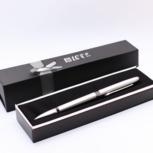 قلم حبر معدني للأعمال باللون الأسود غير اللامع مع صندوق هدايا مع إعداد شعار مجاني 2023 تصميم جديد عينة مجانية