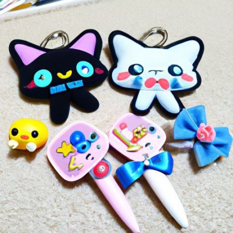 Broche Kt Cat My Melody DIY de ropa/zapatos para niña bolsos cajas de ropa colgante de felpa broche colección de peluche BoTu Anime Sanrio