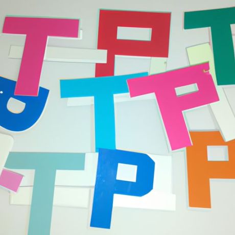 Die Cutt Bunte Pfähle und Buchstaben aus PVC-Schaum, Tafelschilder, günstiger Digitaldruck