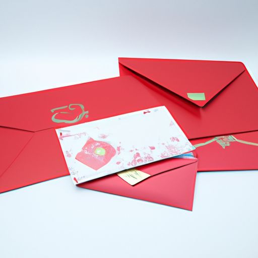 Porte-monnaie en papier Enveloppe rouge Enveloppes en papier imprimé en gros Art de luxe