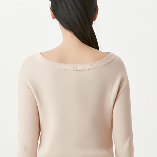 लंबी बाजू वाली कैजुअल टाइट निट पुलओवर पुलओवर ठोस महिलाओं की पतली तली वाली शर्ट शॉर्ट टॉप अनुकूलित ग्रीष्मकालीन महिलाओं का स्वेटर यू-आकार का कॉलर