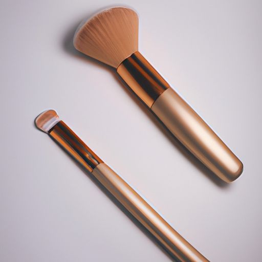 brush portable single BB face gold makeup powder powder foundation brush beauty tools in stock short handle small fat Pier makeup