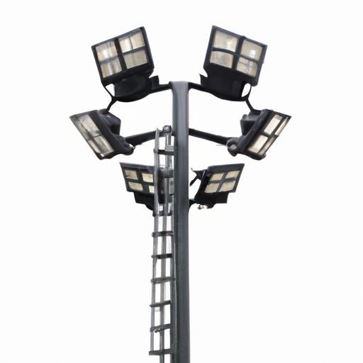 Lampu Sorot LED Tiang Tinggi 300W Lampu Lapangan Sepak Bola Led 500W 800W 1000W IP67 Lampu Anti-benturan Tahan Air 24V 48V DC