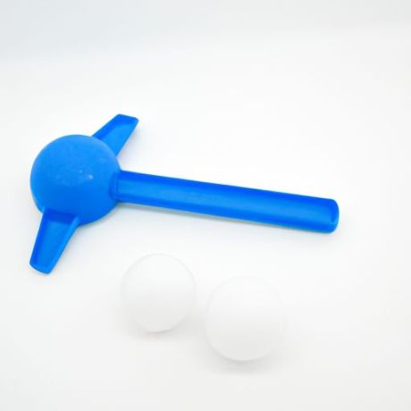 Pembuat bola salju dan pegangan pelempar untuk mainan anak-anak bermain musim dingin fungsi 2 in 1 plasitc