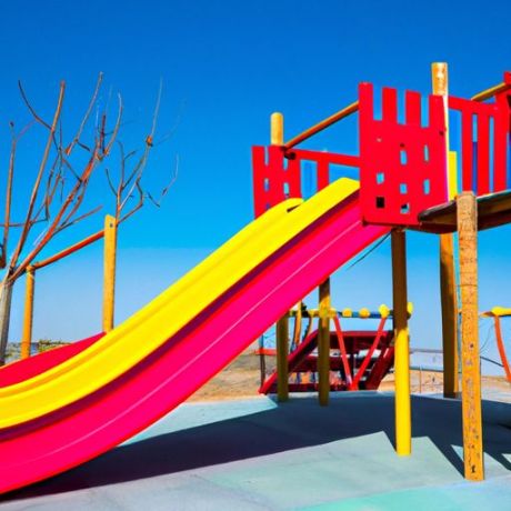 amusement park children slide series best-selling outdoor slide outdoor playground equipment for Custom Large style Plastic