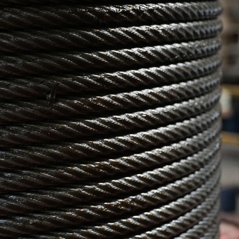 d and a wire rope