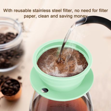 best backpacking coffee maker Best Factory,mesh coffee filter basket Chinese Supplier,best pour over coffee dripper stainless steel custom order