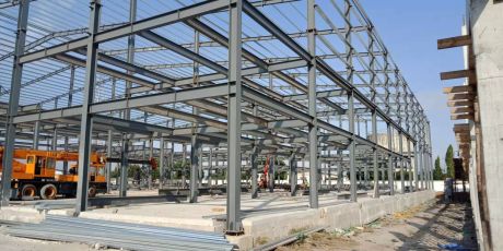 Steel structure construction waste recycling and reuse