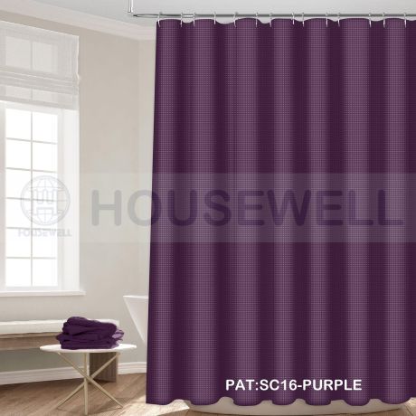 Printed 100% Polyester Shower Room Curtain, Quick Dry, Mildew Resistant