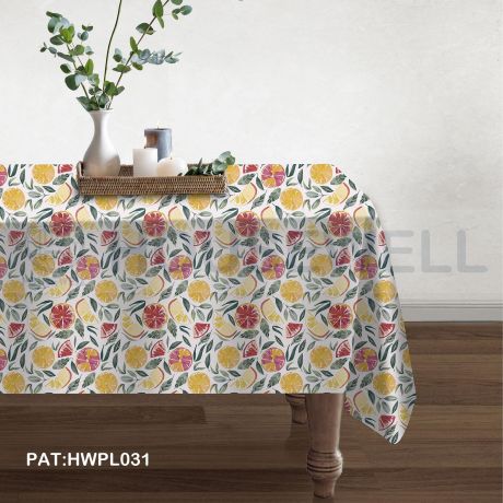 Housse de table en polyester de couleur unie, facile à nettoyer, résistante à la moisissure, très résistante