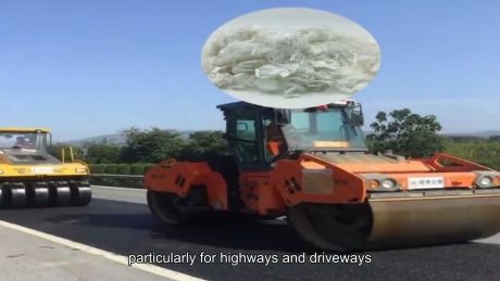 for Road security anti Crack Fiber Polyester fiber for pavement for dam